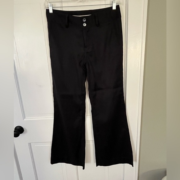 7 For All Mankind Ginger Style Dark Navy Bootcut Slacks Pants Size 29 Women’s - Picture 1 of 12